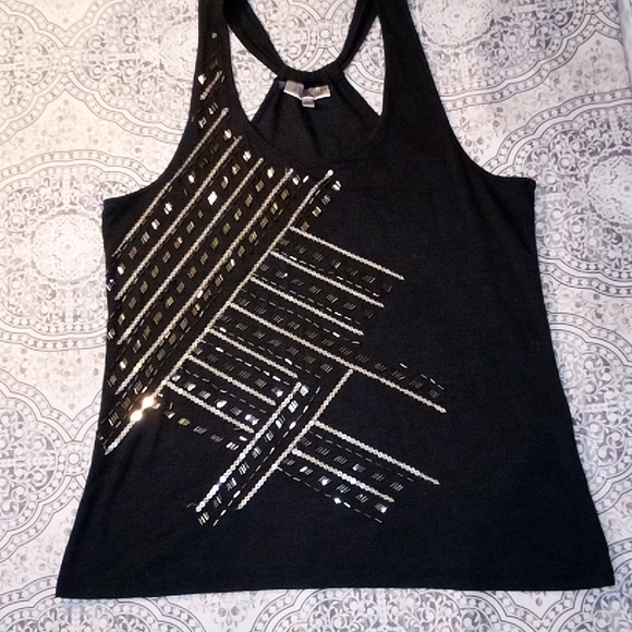 Black Embellished tank top - Picture 7 of 7